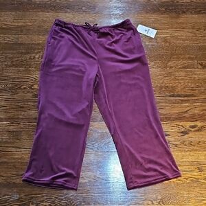 IN GOOD STATE Women's Wide Leg Pants in Purple Size 2XL #314